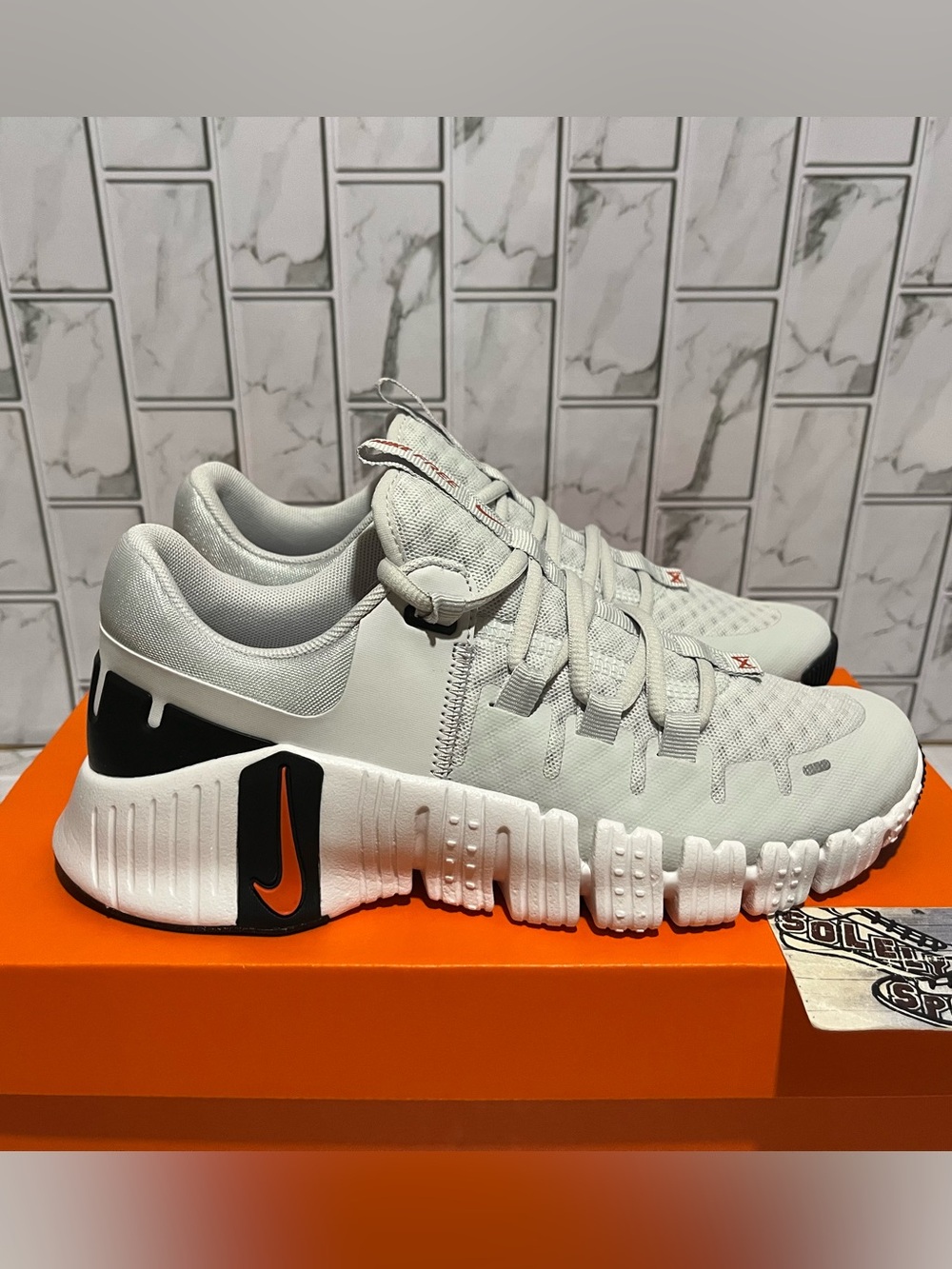 New Nike Free Metcon 5 Gym Training Workout Running Shoes Grey Womens